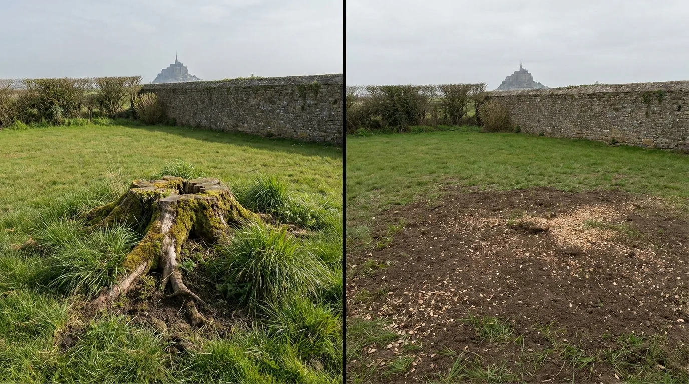 Dessouchage · Manche
